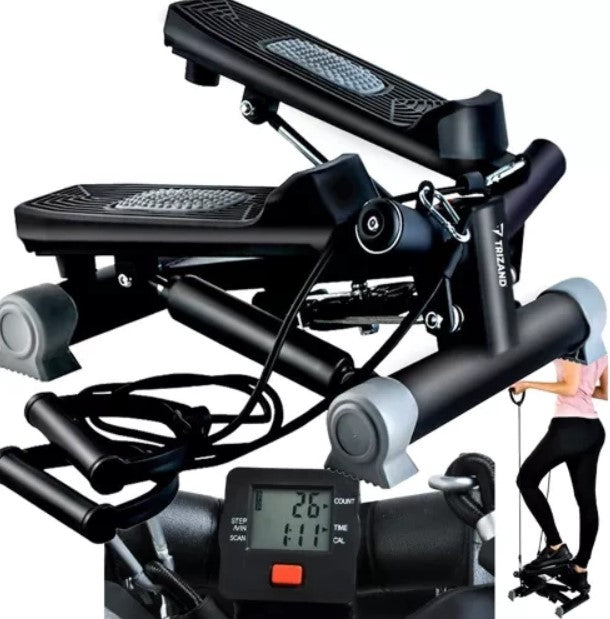 Stepper cu corzi, Zola®, 2 in 1, display, negru Stepper cu corzi, Zola®, 2 in 1, display, negru